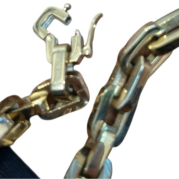 SOLD - Eddie Borgo Supra Link Gold Necklace / Convertible Bracelet - Picture 5 of 6